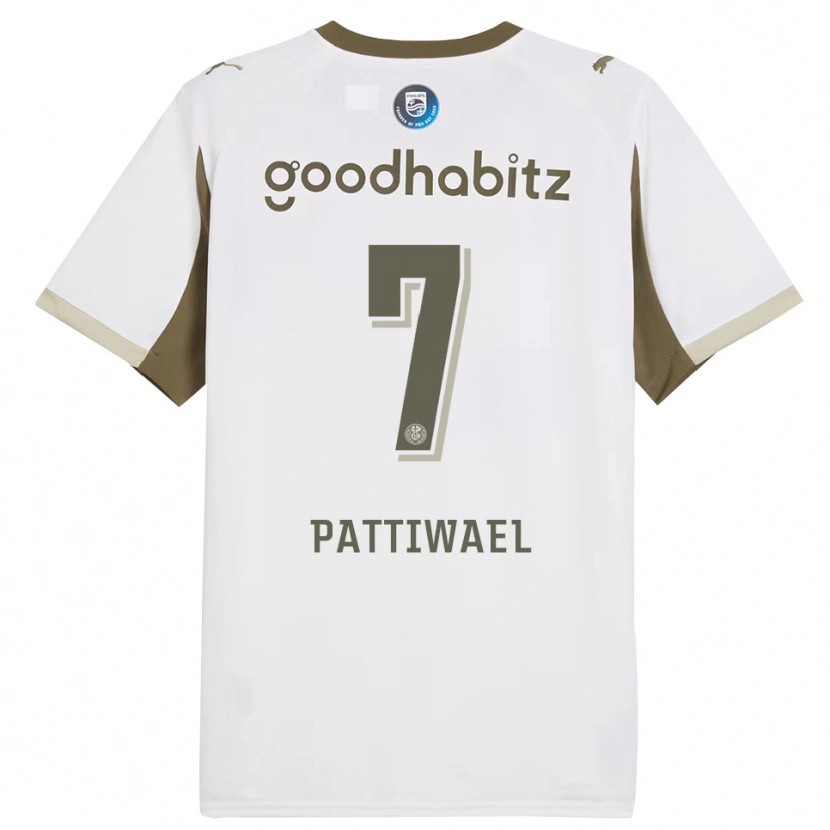 Danxen Herren Naomi Pattiwael #7 Weiß Grau Ausweichtrikot Trikot 2025/26 T-Shirt Österreich