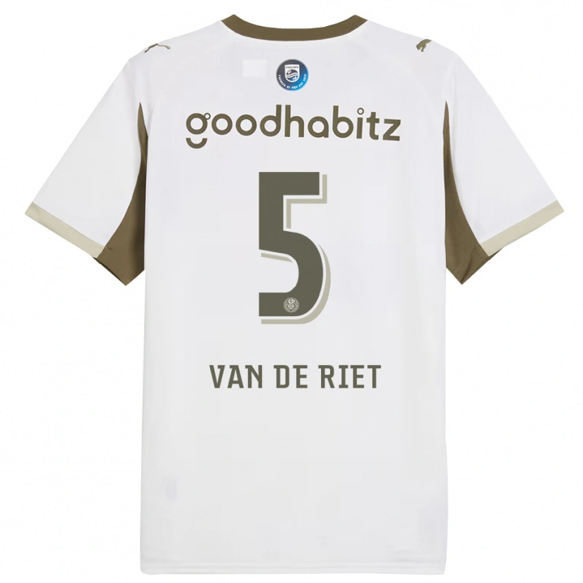 Danxen Herren Raf Van De Riet #5 Weiß Grau Ausweichtrikot Trikot 2025/26 T-Shirt Österreich