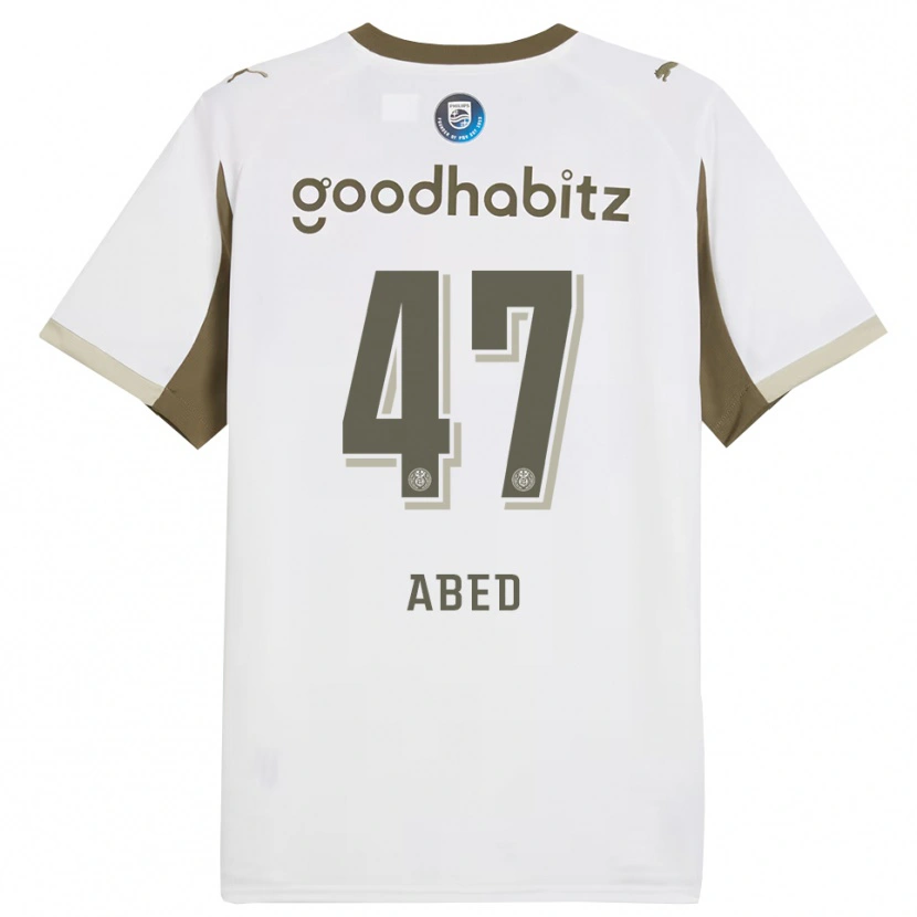 Danxen Herren Tai Abed #47 Weiß Grau Ausweichtrikot Trikot 2025/26 T-Shirt Österreich