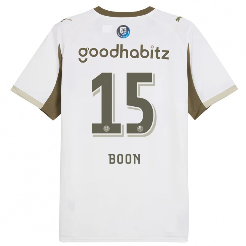 Danxen Herren Rens Boon #15 Weiß Grau Ausweichtrikot Trikot 2025/26 T-Shirt Österreich