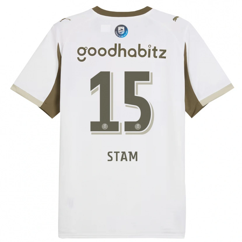 Danxen Herren Dyran Stam #15 Weiß Grau Ausweichtrikot Trikot 2025/26 T-Shirt Österreich