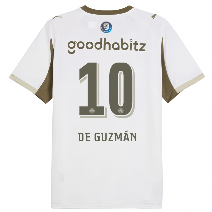 Danxen Herren Jaden De Guzmán #10 Weiß Grau Ausweichtrikot Trikot 2025/26 T-Shirt Österreich