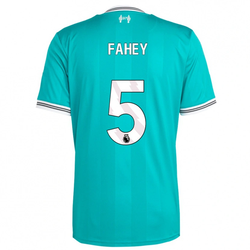 Danxen Herren Niamh Fahey #5 Grün Weiß Ausweichtrikot Trikot 2025/26 T-Shirt Österreich