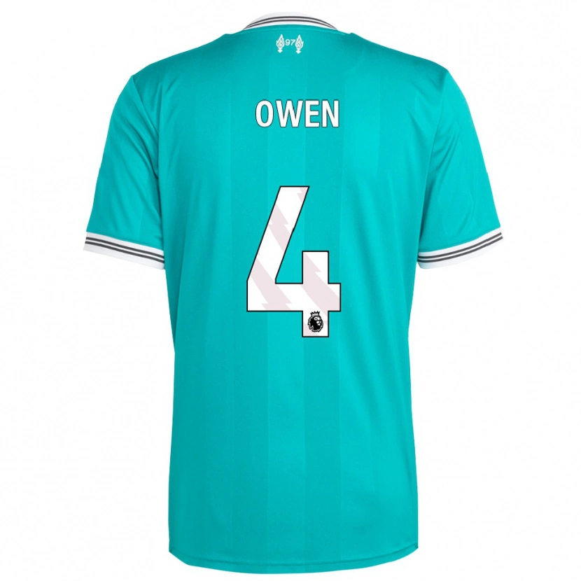 Danxen Herren Harvey Owen #4 Grün Weiß Ausweichtrikot Trikot 2025/26 T-Shirt Österreich