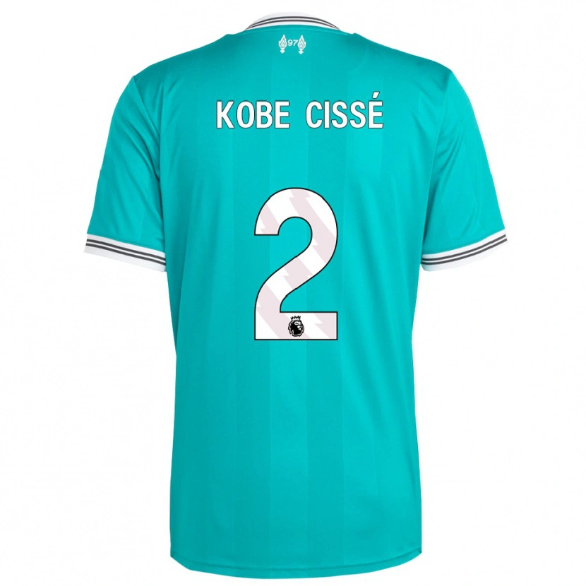 Danxen Herren Prince Kobe Cissé #2 Grün Weiß Ausweichtrikot Trikot 2025/26 T-Shirt Österreich