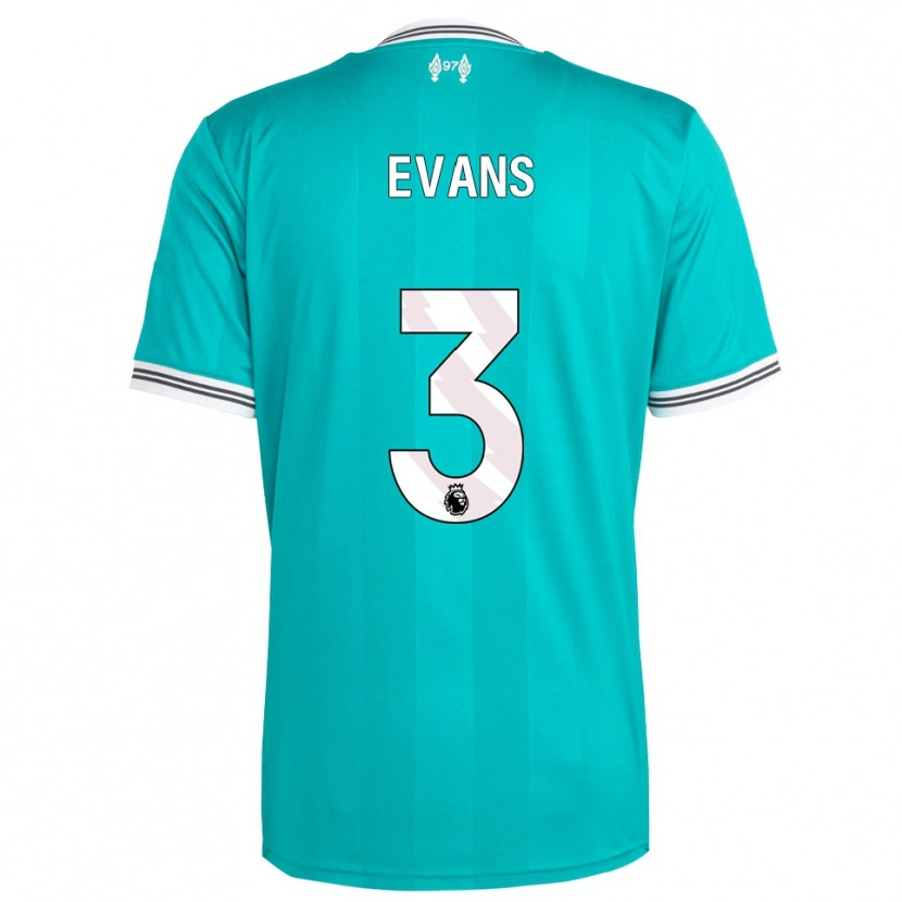 Danxen Herren Gemma Evans #3 Grün Weiß Ausweichtrikot Trikot 2025/26 T-Shirt Österreich