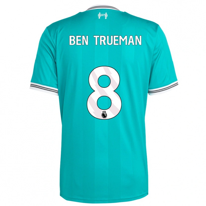 Danxen Herren Ben Trueman #8 Grün Weiß Ausweichtrikot Trikot 2025/26 T-Shirt Österreich