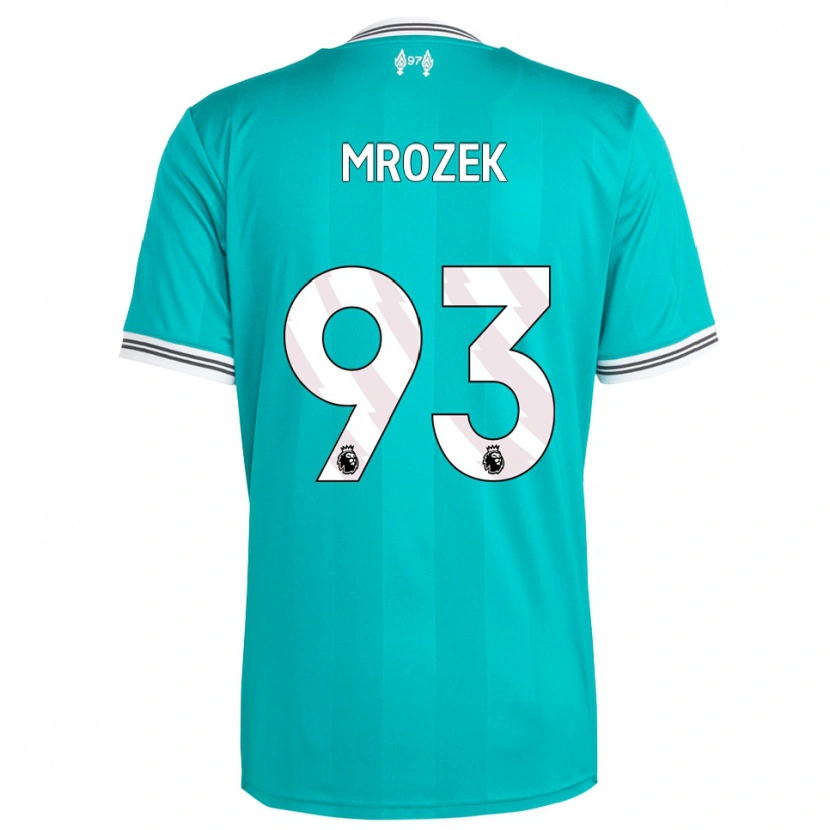 Danxen Herren Fabian Mrozek #93 Grün Weiß Ausweichtrikot Trikot 2025/26 T-Shirt Österreich