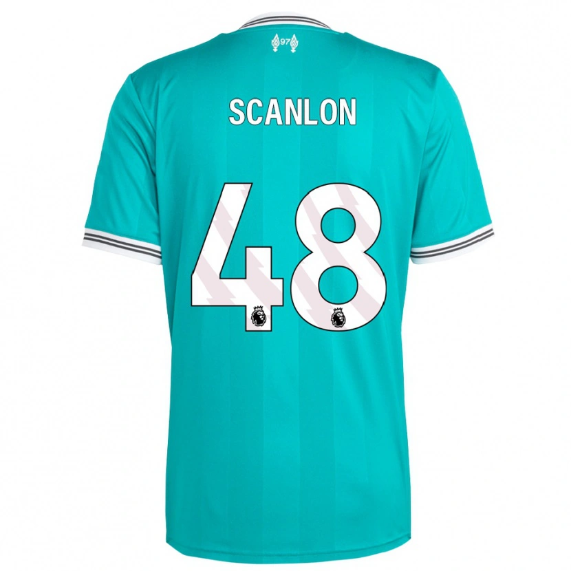 Danxen Herren Calum Scanlon #48 Grün Weiß Ausweichtrikot Trikot 2025/26 T-Shirt Österreich