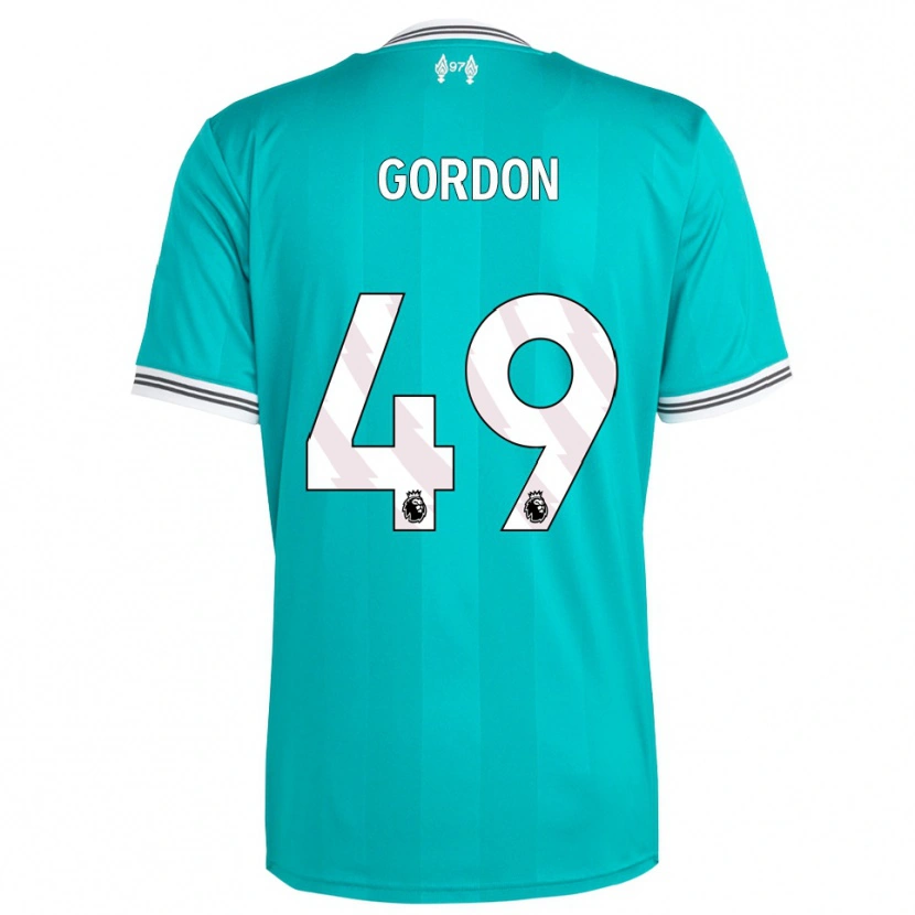 Danxen Herren Kaide Gordon #49 Grün Weiß Ausweichtrikot Trikot 2025/26 T-Shirt Österreich