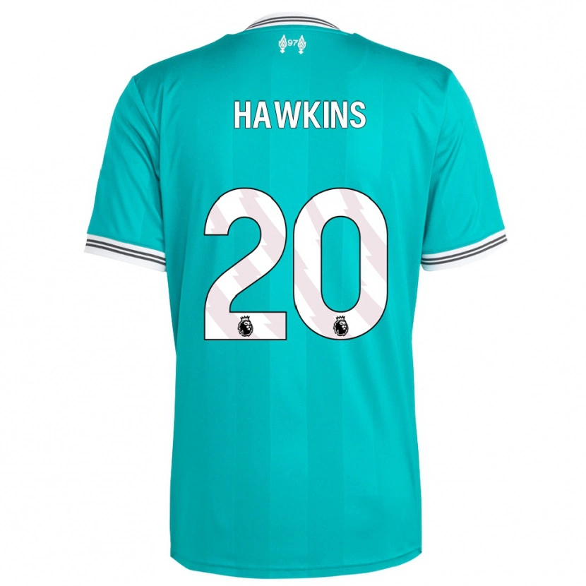 Danxen Herren Max Hawkins #20 Grün Weiß Ausweichtrikot Trikot 2025/26 T-Shirt Österreich