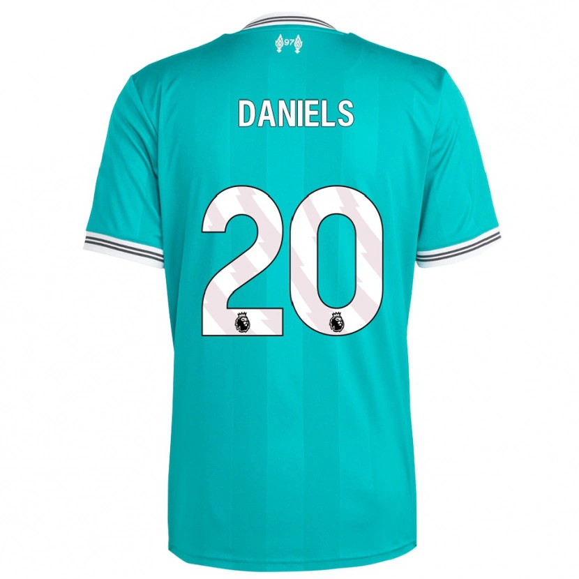 Danxen Herren Yana Daniels #20 Grün Weiß Ausweichtrikot Trikot 2025/26 T-Shirt Österreich