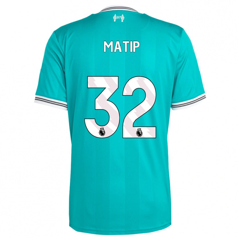 Danxen Herren Joel Matip #32 Grün Weiß Ausweichtrikot Trikot 2025/26 T-Shirt Österreich