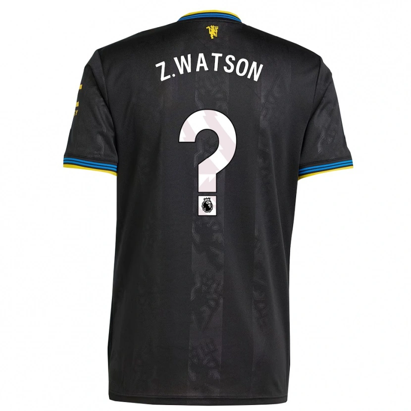 Danxen Herren Zac Watson #0 Schwarz Gelb Blau Ausweichtrikot Trikot 2025/26 T-Shirt Österreich