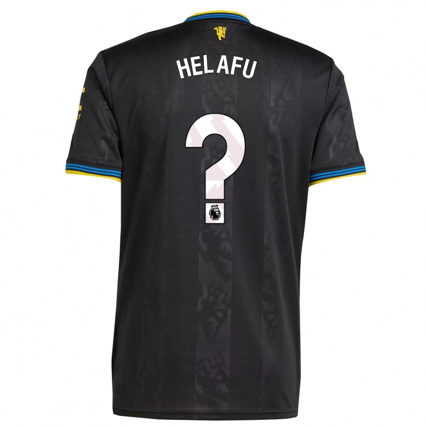 Danxen Herren Yuel Helafu #0 Schwarz Gelb Blau Ausweichtrikot Trikot 2025/26 T-Shirt Österreich