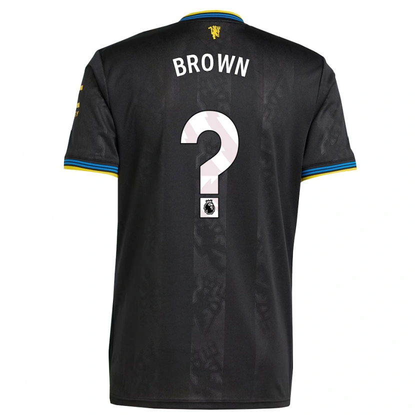 Danxen Herren Nathaniel-Junior Brown #0 Schwarz Gelb Blau Ausweichtrikot Trikot 2025/26 T-Shirt Österreich