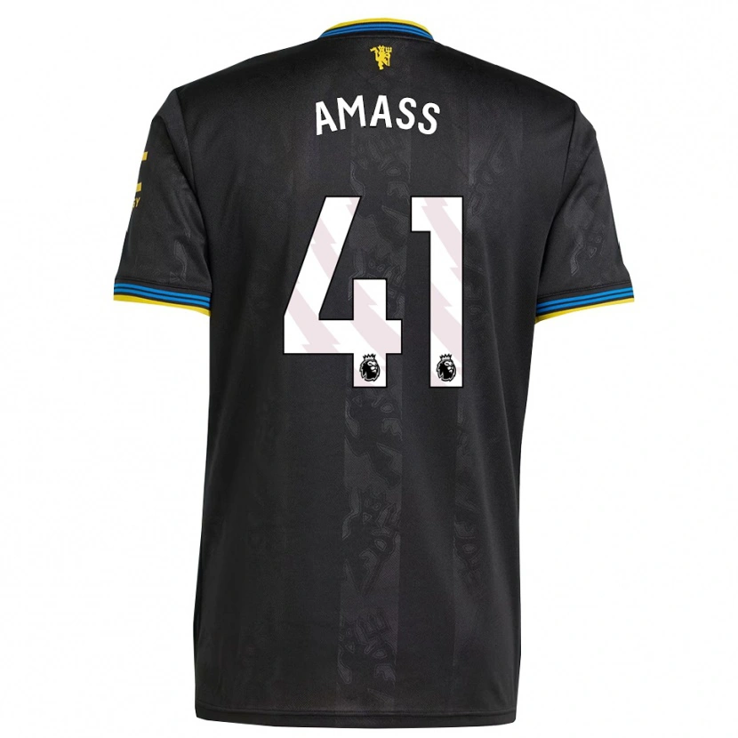 Danxen Herren Harry Amass #41 Schwarz Gelb Blau Ausweichtrikot Trikot 2025/26 T-Shirt Österreich