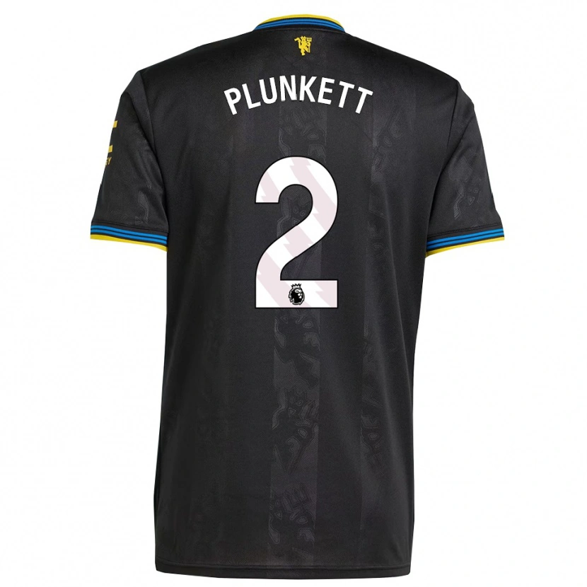 Danxen Herren Dante Plunkett #2 Schwarz Gelb Blau Ausweichtrikot Trikot 2025/26 T-Shirt Österreich