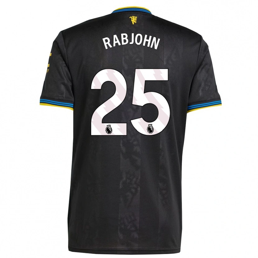 Danxen Herren Evie Rabjohn #25 Schwarz Gelb Blau Ausweichtrikot Trikot 2025/26 T-Shirt Österreich
