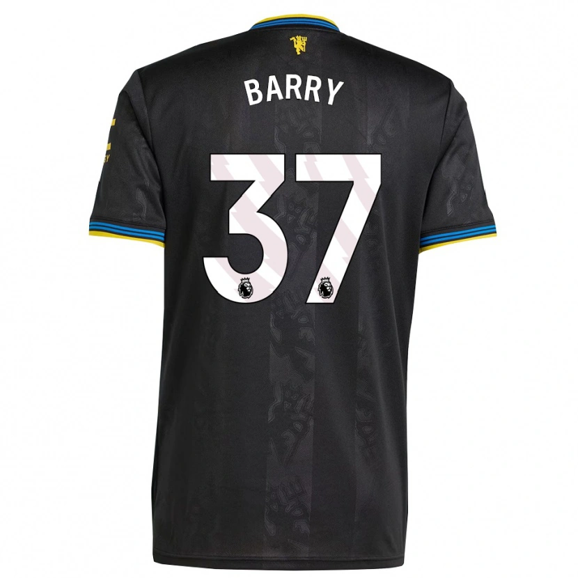 Danxen Herren Keira Barry #37 Schwarz Gelb Blau Ausweichtrikot Trikot 2025/26 T-Shirt Österreich
