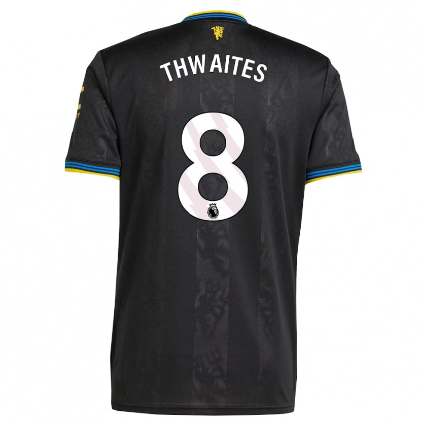 Danxen Herren Jim Thwaites #8 Schwarz Gelb Blau Ausweichtrikot Trikot 2025/26 T-Shirt Österreich