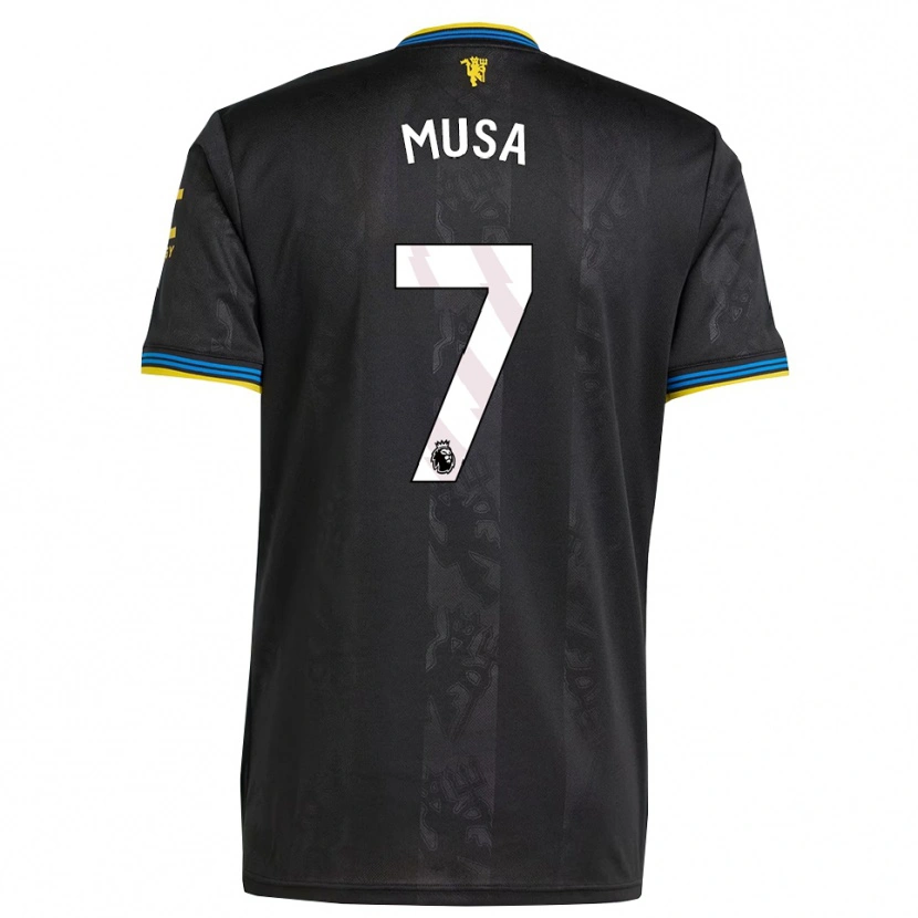 Danxen Herren Victor Musa #7 Schwarz Gelb Blau Ausweichtrikot Trikot 2025/26 T-Shirt Österreich