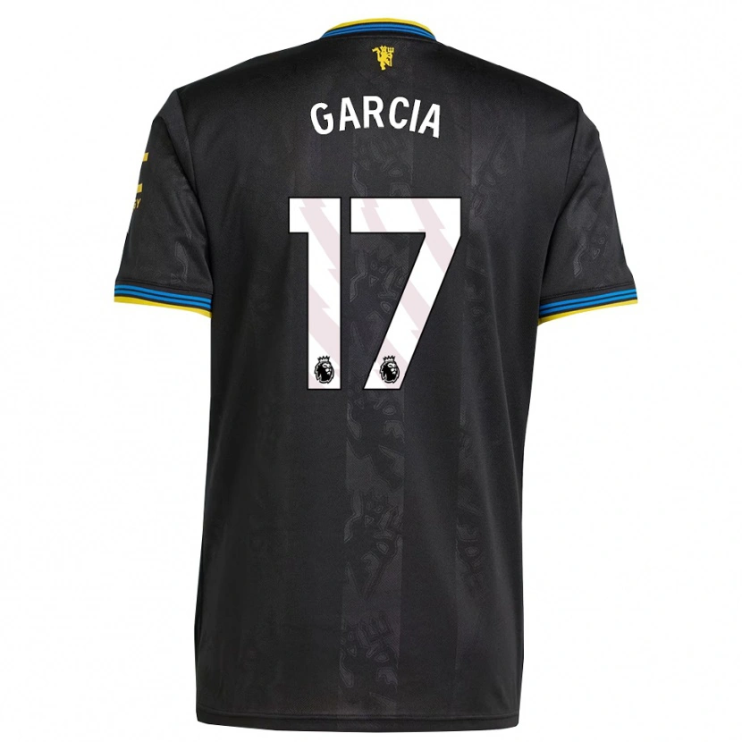 Danxen Herren Lucia Garcia #17 Schwarz Gelb Blau Ausweichtrikot Trikot 2025/26 T-Shirt Österreich