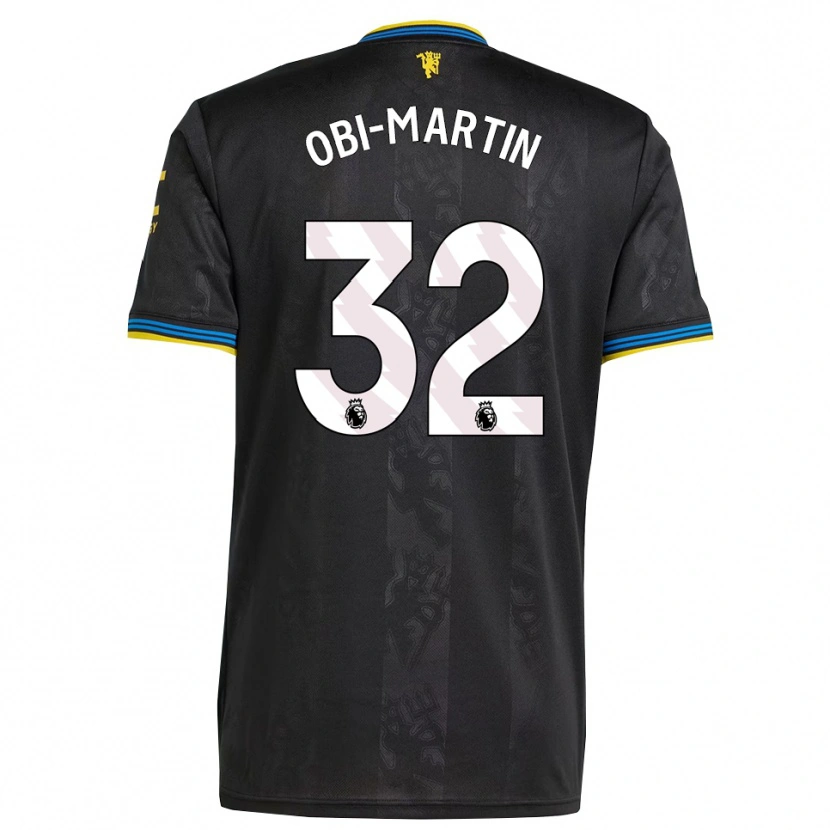 Danxen Herren Chido Obi #32 Schwarz Gelb Blau Ausweichtrikot Trikot 2025/26 T-Shirt Österreich
