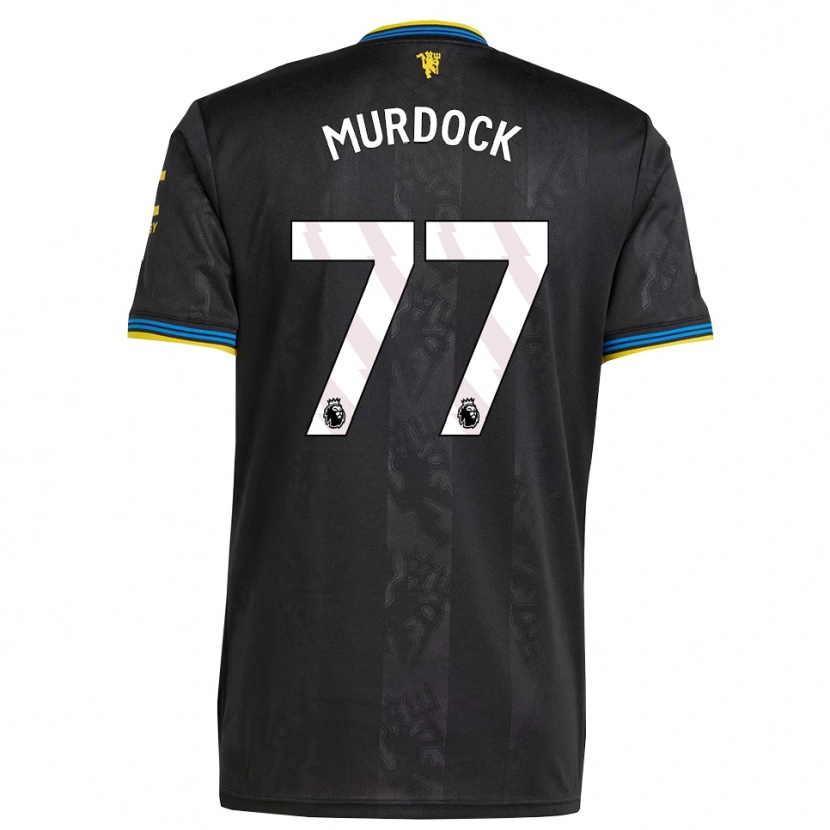 Danxen Herren Will Murdock #77 Schwarz Gelb Blau Ausweichtrikot Trikot 2025/26 T-Shirt Österreich