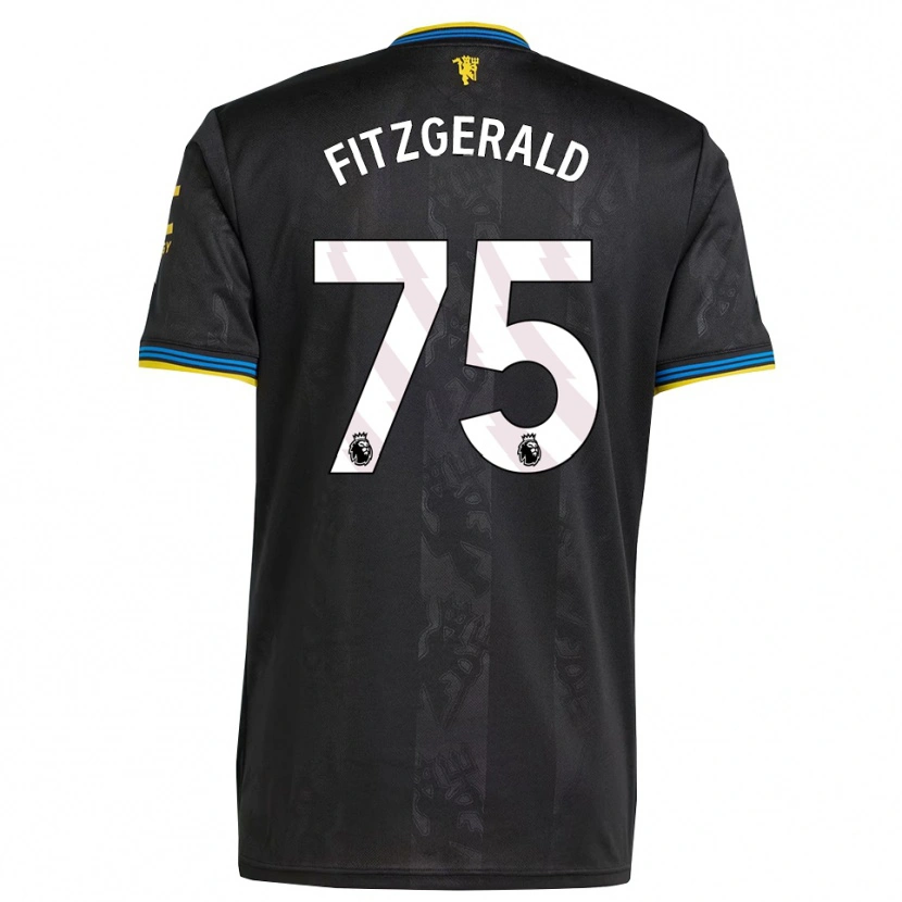 Danxen Herren Jayce Fitzgerald #75 Schwarz Gelb Blau Ausweichtrikot Trikot 2025/26 T-Shirt Österreich