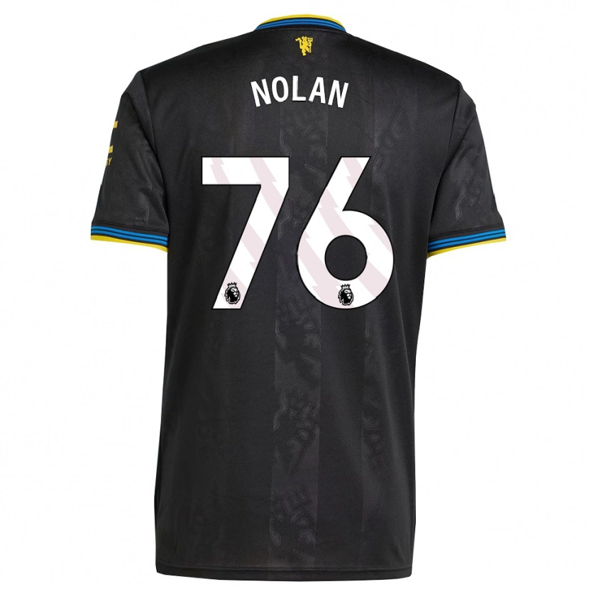 Danxen Herren James Nolan #76 Schwarz Gelb Blau Ausweichtrikot Trikot 2025/26 T-Shirt Österreich
