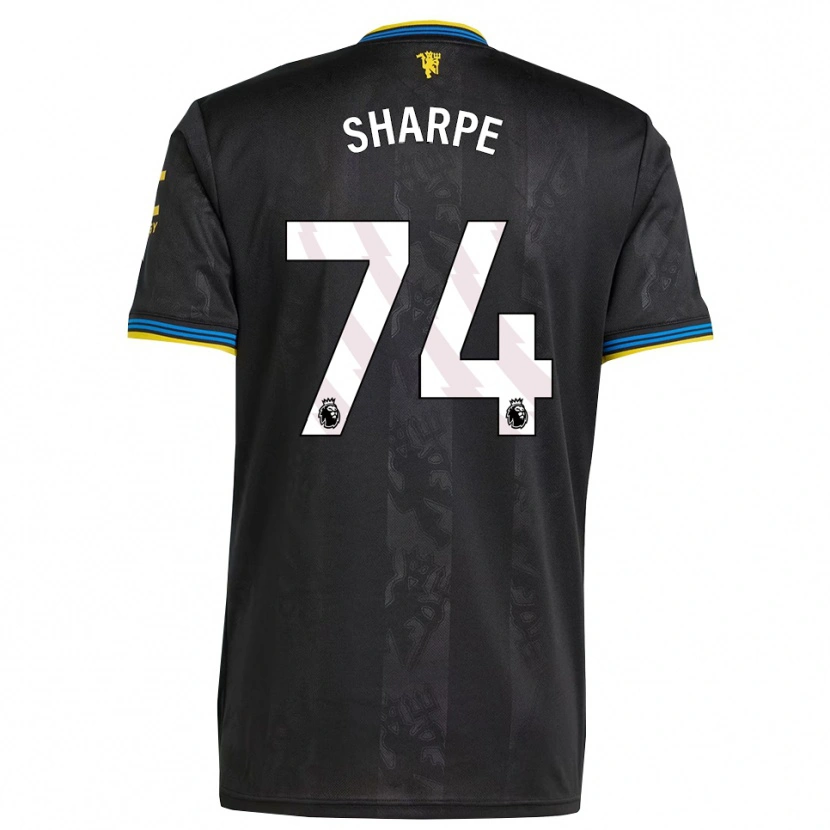 Danxen Herren Malachi Sharpe #74 Schwarz Gelb Blau Ausweichtrikot Trikot 2025/26 T-Shirt Österreich