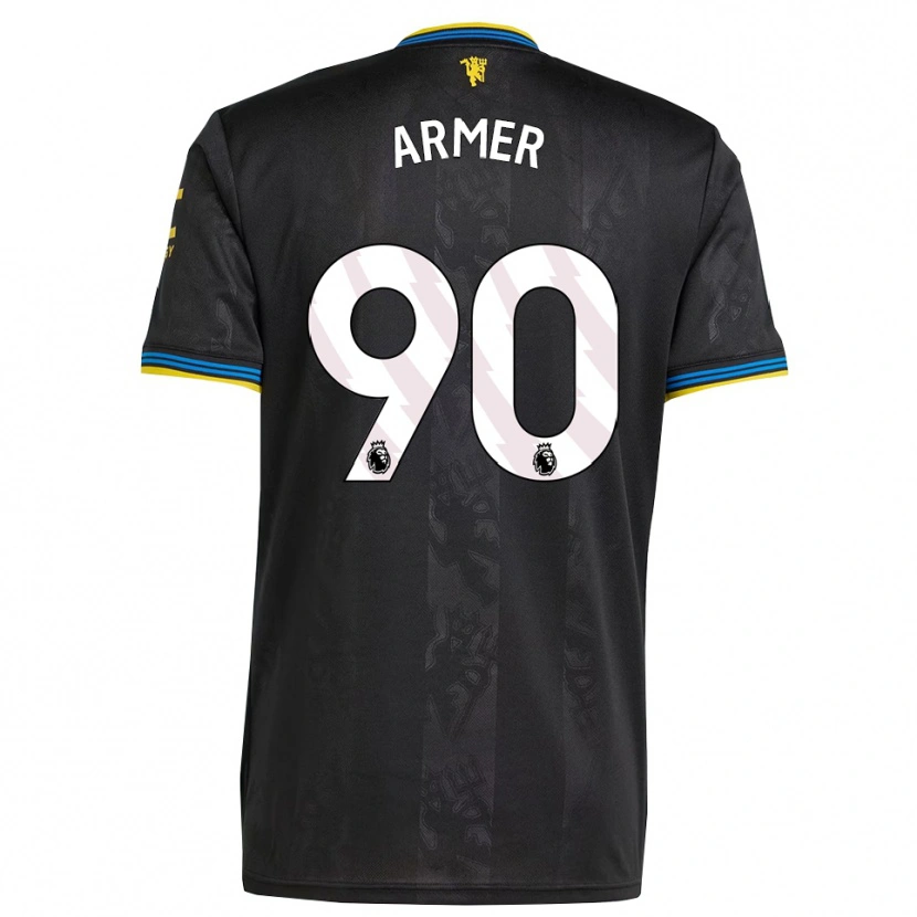Danxen Herren Daniel Armer #90 Schwarz Gelb Blau Ausweichtrikot Trikot 2025/26 T-Shirt Österreich
