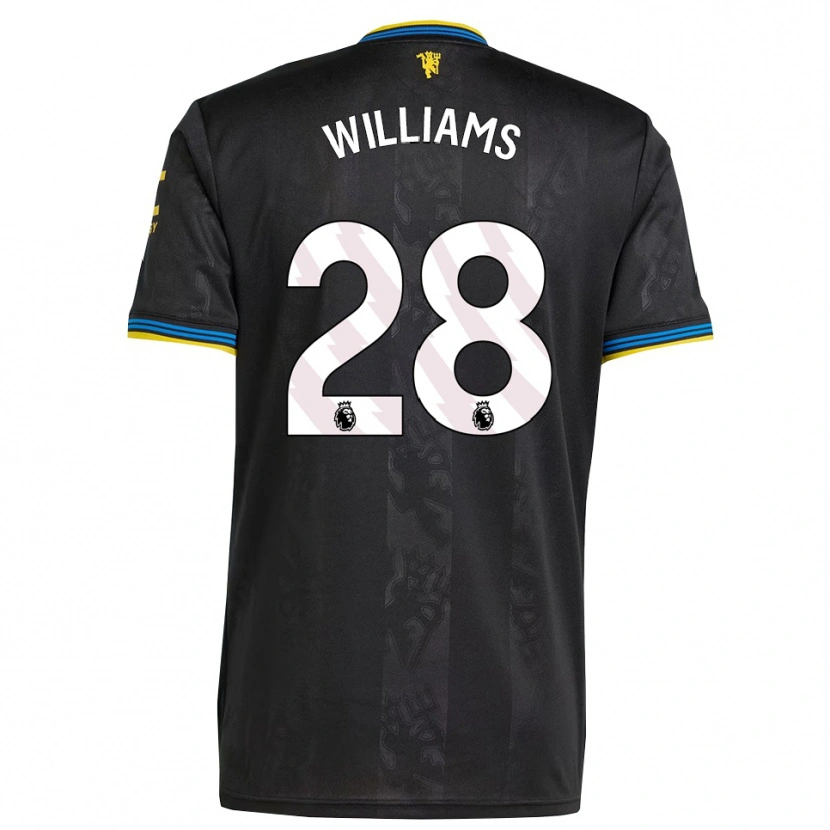 Danxen Herren Rachel Williams #28 Schwarz Gelb Blau Ausweichtrikot Trikot 2025/26 T-Shirt Österreich
