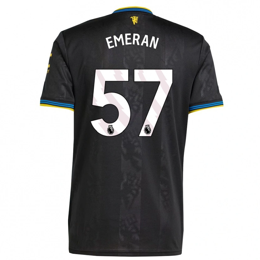 Danxen Herren Noam Emeran #57 Schwarz Gelb Blau Ausweichtrikot Trikot 2025/26 T-Shirt Österreich