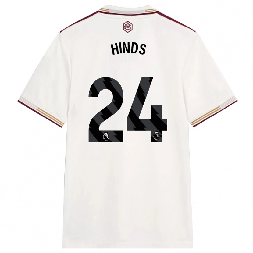 Danxen Herren Taylor Hinds #24 Creme Weiß Burgunderrot Ausweichtrikot Trikot 2025/26 T-Shirt Österreich