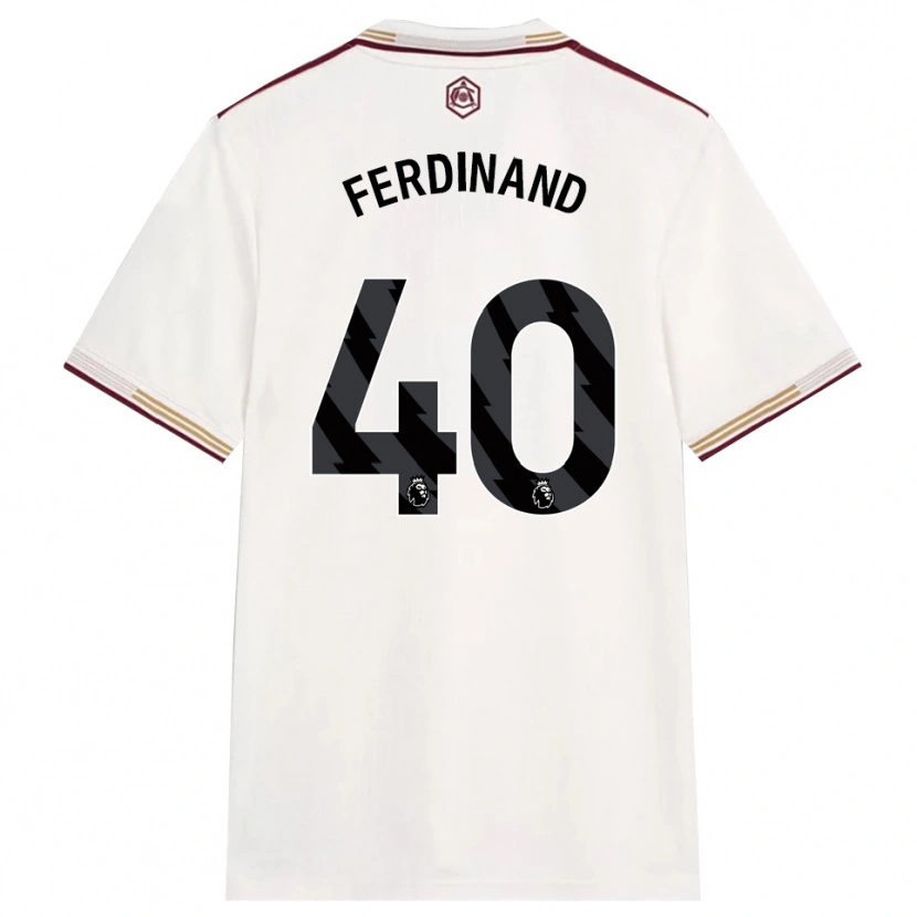 Danxen Herren Sebastian Ferdinand #40 Creme Weiß Burgunderrot Ausweichtrikot Trikot 2025/26 T-Shirt Österreich