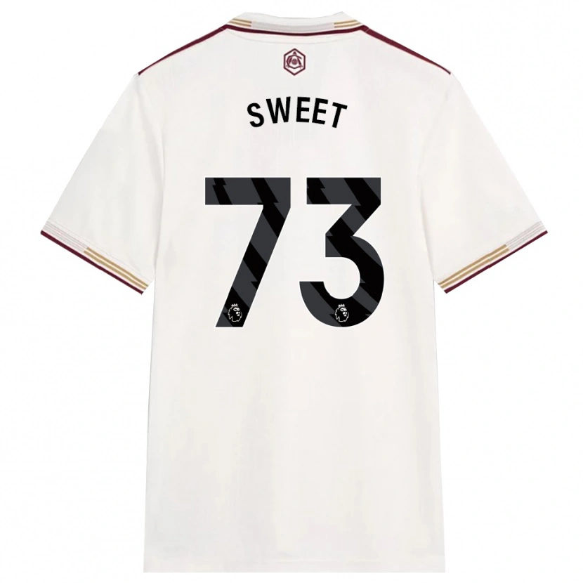 Danxen Herren James Sweet #73 Creme Weiß Burgunderrot Ausweichtrikot Trikot 2025/26 T-Shirt Österreich