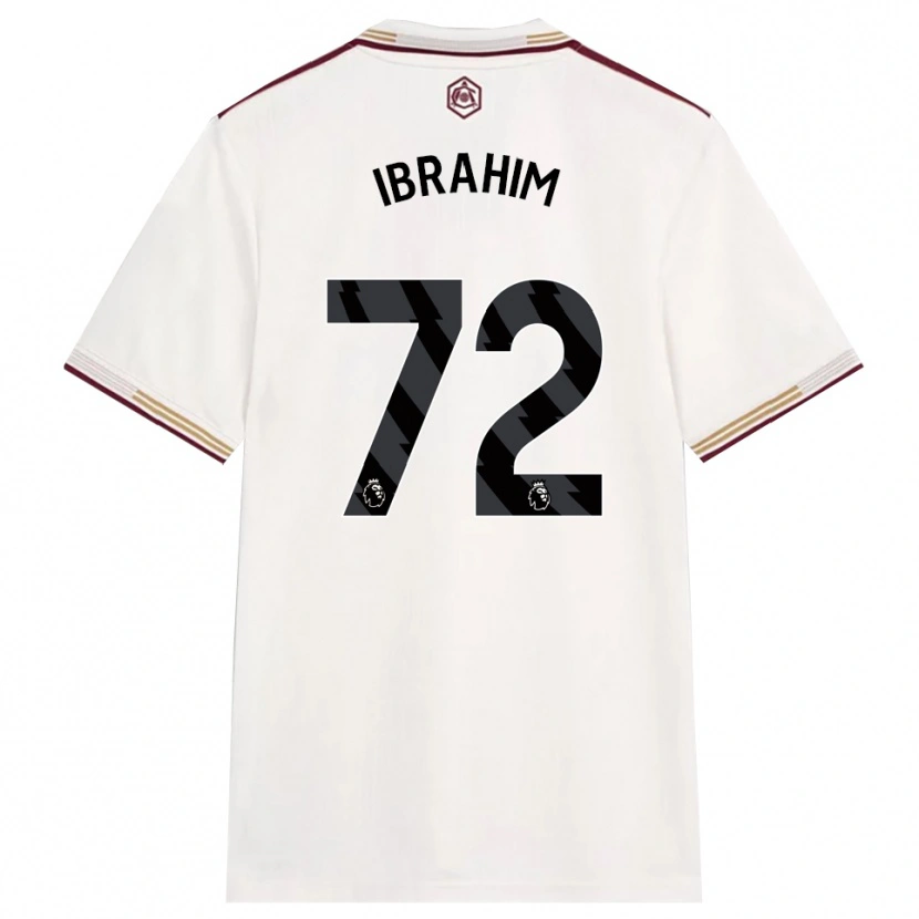 Danxen Herren Ife Ibrahim #72 Creme Weiß Burgunderrot Ausweichtrikot Trikot 2025/26 T-Shirt Österreich