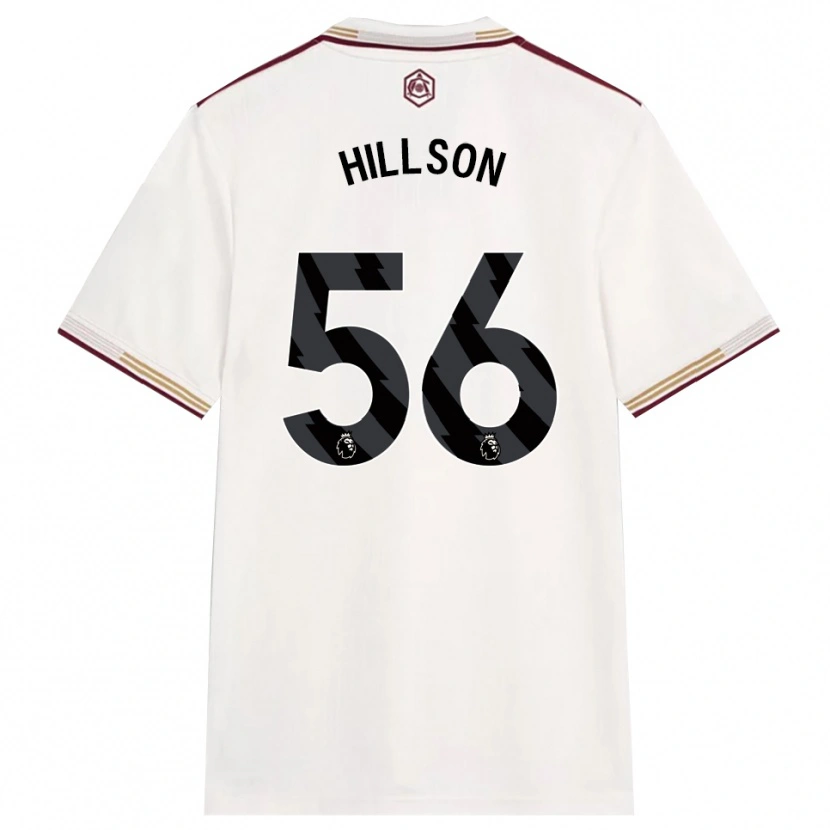 Danxen Herren James Hillson #56 Creme Weiß Burgunderrot Ausweichtrikot Trikot 2025/26 T-Shirt Österreich
