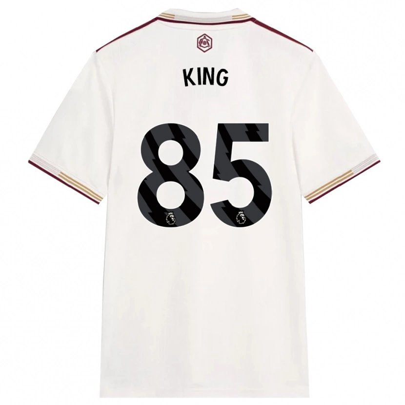 Danxen Herren Josiah King #85 Creme Weiß Burgunderrot Ausweichtrikot Trikot 2025/26 T-Shirt Österreich