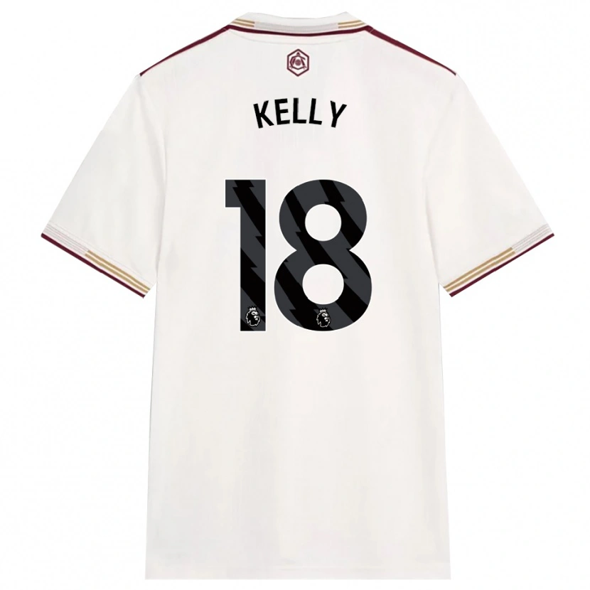 Danxen Herren Chloe Kelly #18 Creme Weiß Burgunderrot Ausweichtrikot Trikot 2025/26 T-Shirt Österreich