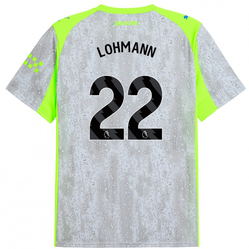Danxen Herren Sydney Lohmann #22 Grau Gelb Ausweichtrikot Trikot 2025/26 T-Shirt Österreich
