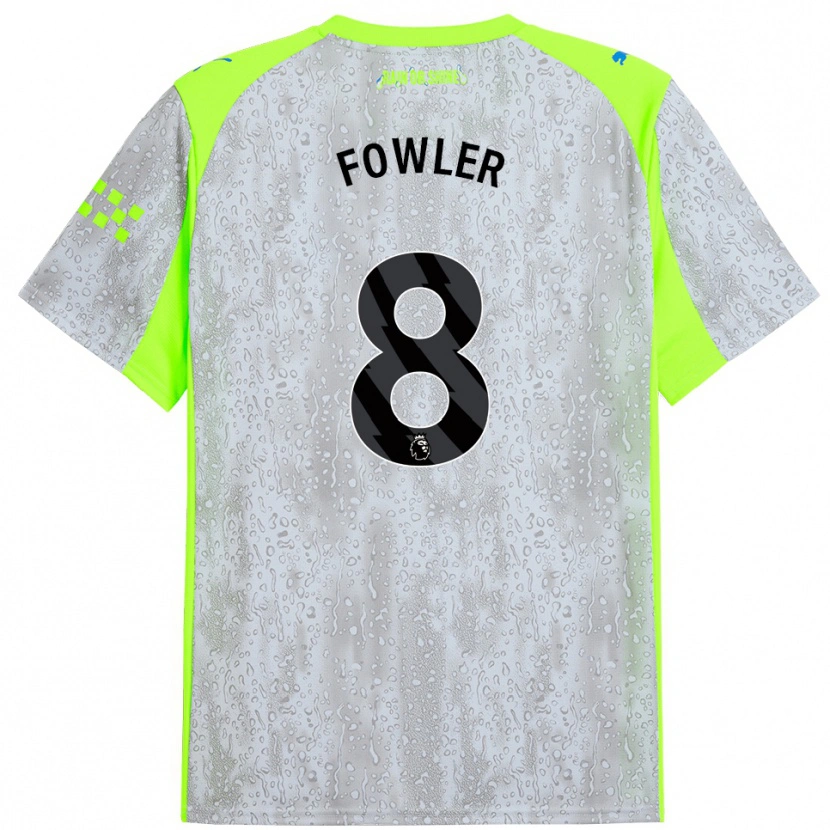 Danxen Herren Mary Fowler #8 Grau Gelb Ausweichtrikot Trikot 2025/26 T-Shirt Österreich