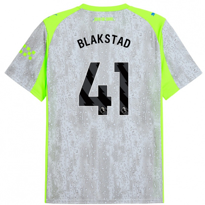 Danxen Herren Julie Blakstad #41 Grau Gelb Ausweichtrikot Trikot 2025/26 T-Shirt Österreich