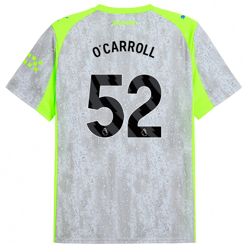 Danxen Herren Eve O'carroll #52 Grau Gelb Ausweichtrikot Trikot 2025/26 T-Shirt Österreich