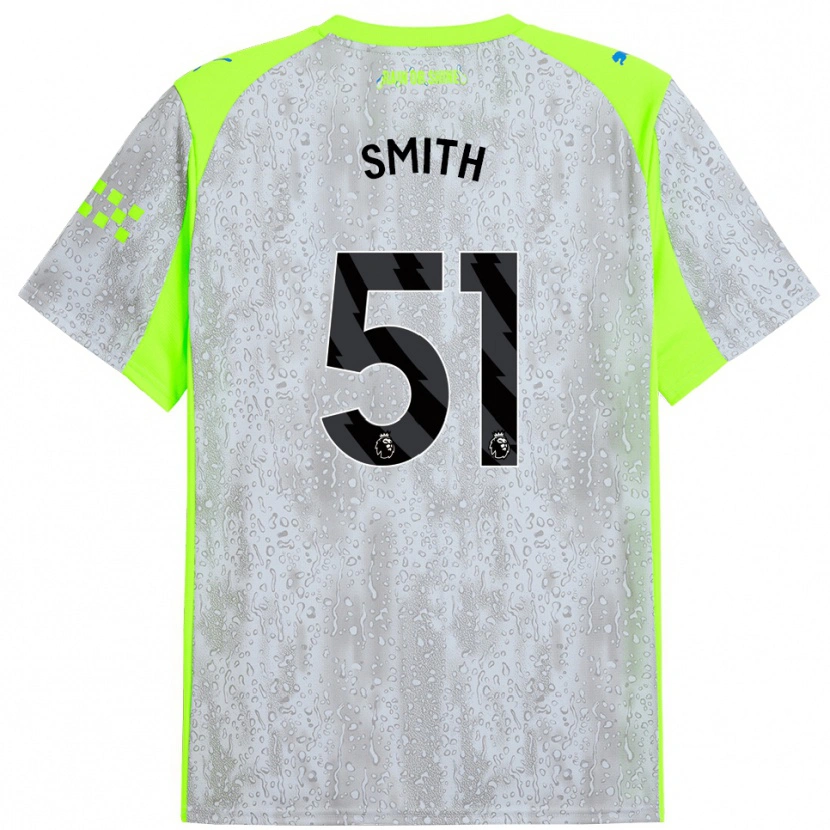 Danxen Herren Isaac Smith #51 Grau Gelb Ausweichtrikot Trikot 2025/26 T-Shirt Österreich