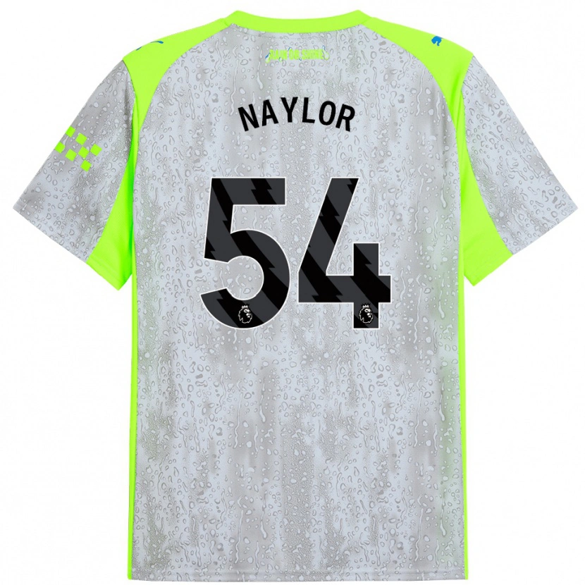 Danxen Herren Seb Naylor #54 Grau Gelb Ausweichtrikot Trikot 2025/26 T-Shirt Österreich