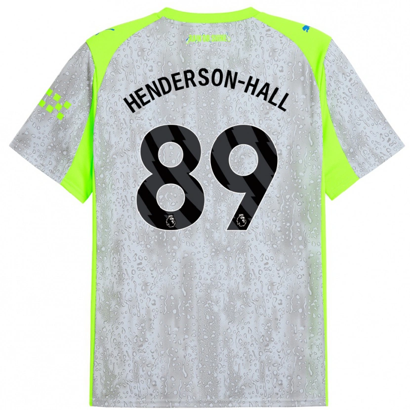 Danxen Herren Matty Henderson-Hall #89 Grau Gelb Ausweichtrikot Trikot 2025/26 T-Shirt Österreich