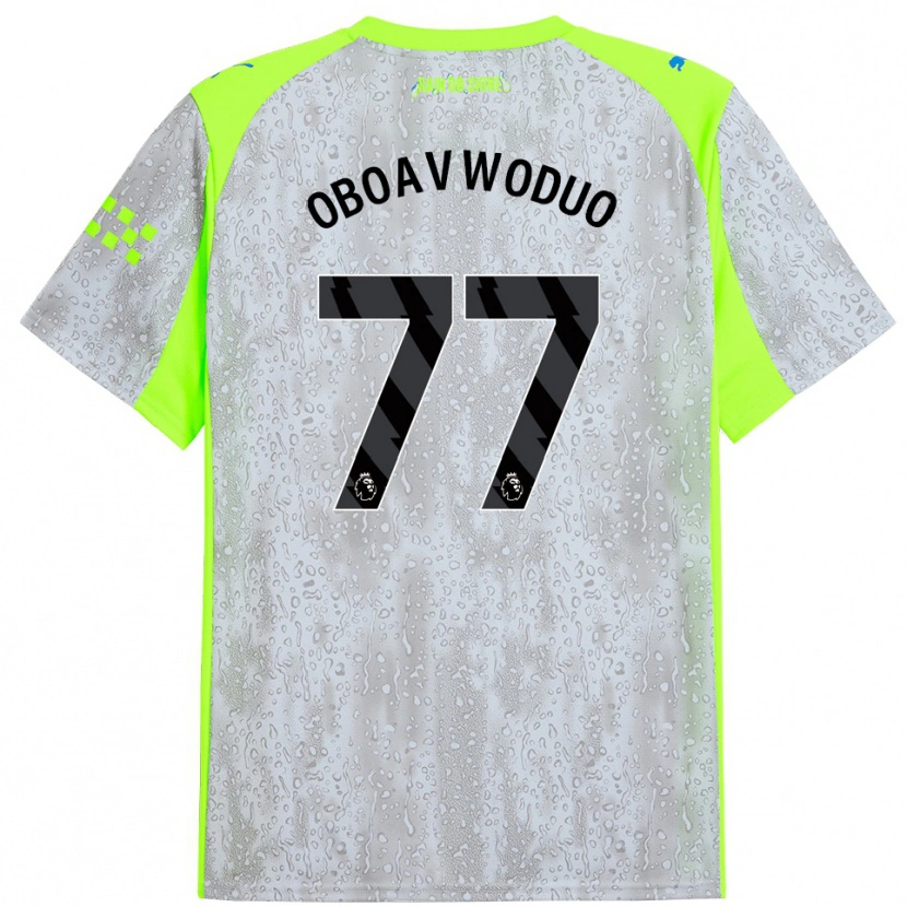 Danxen Herren Justin Oboavwoduo #77 Grau Gelb Ausweichtrikot Trikot 2025/26 T-Shirt Österreich